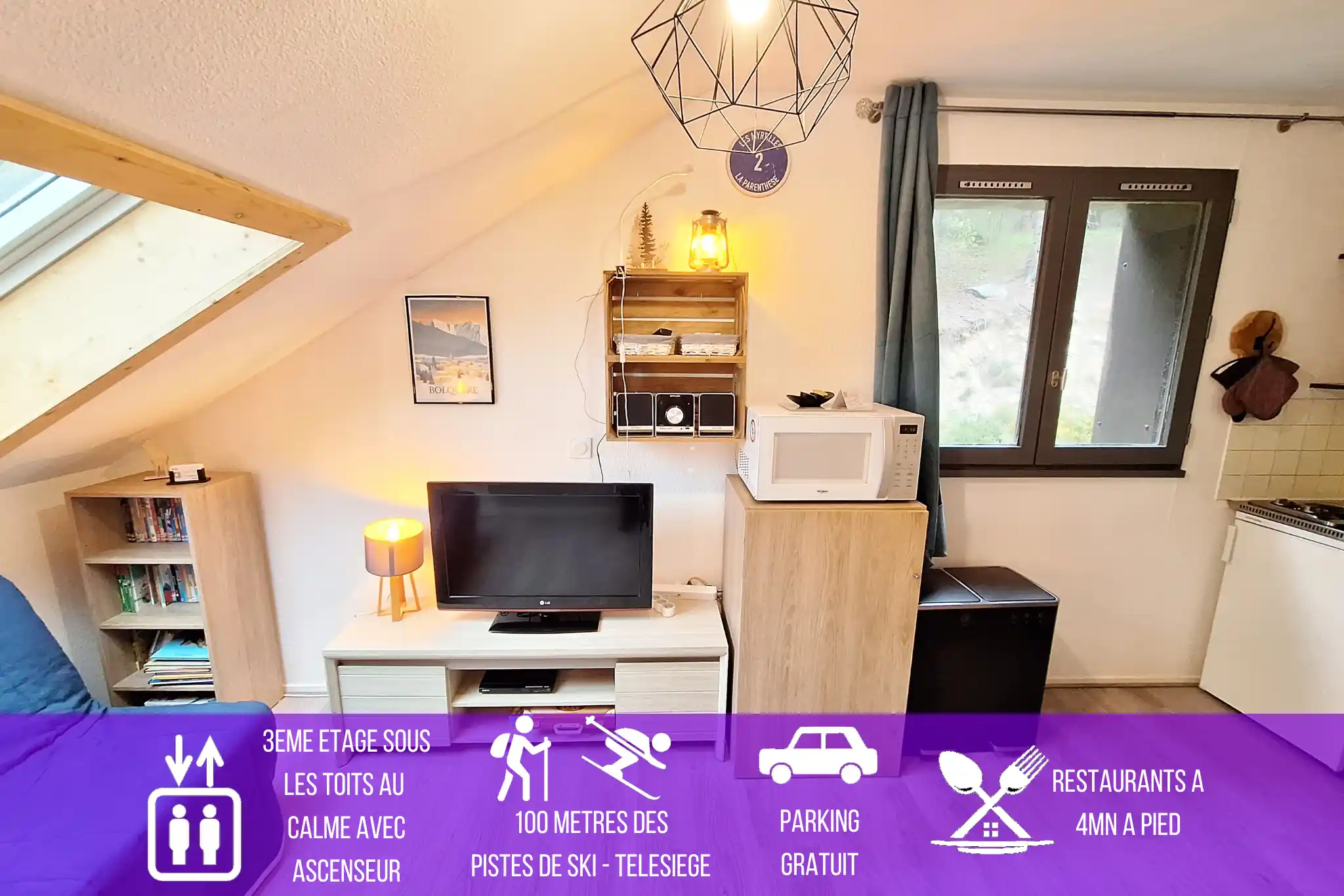 Séjour appartement La Parenthèse village Bolquère